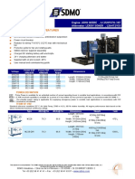 440kva Diesel Generator Datasheet J440K (English)