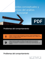 Fundamentos Conceptuales y Empíricos Del Análisis Funcional