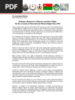 Press Release on International Human Rights Day 2010