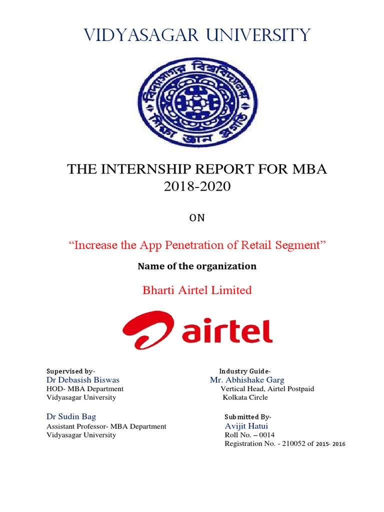 Mba Summer Internship Project PDF