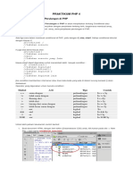 PRAKTIKUM 4 - PHP Pemrograman Web 1