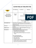 Sop Komunikasi Terapeutik Bismilah