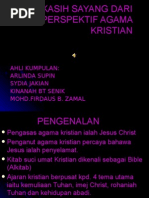 NILAI KASIH SAYANG DARI PERSPEKTIF AGAMA KRISTIAN