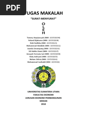 Makalah Surat Menyurat