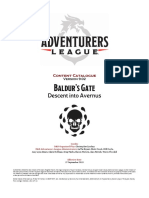 Adventurers League Content Catalogue v902