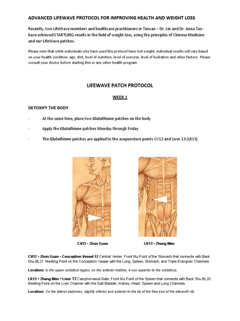 Advanced LifeWave Protocol for Weight Loss and Improved Health A Detailed TwoWeek Plan