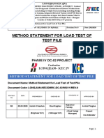 Method Statement of Load Test FINAL