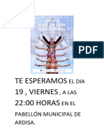 Te Esperamos El Dia 19