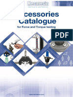 Accessories Catalogue for Force and Torque Testing