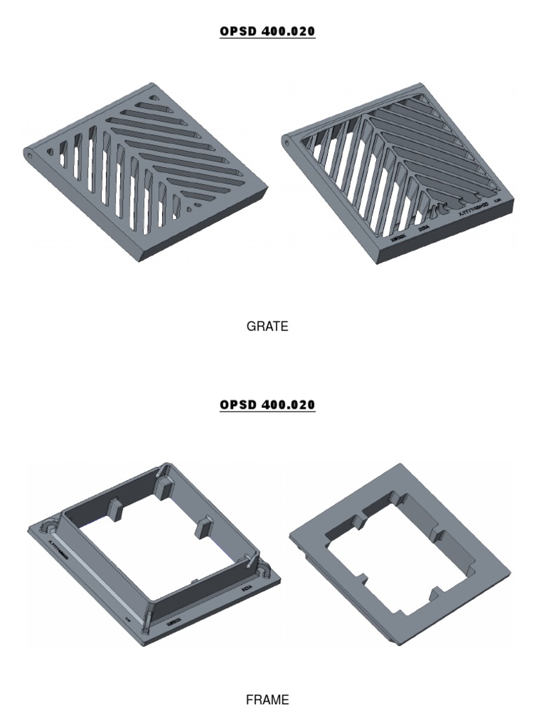 Opsd 400.020 Cover & Frame With Marking | PDF