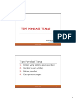 3 Tipe Pondasi Tiang PDF