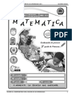 Prueba Matematica 3° Grado Vacaciones Utiles