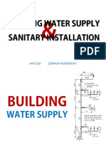 Building Water Supply Sanitary Installation