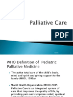 Pediatric Palliative Care Overview