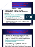 Understanding Cancer Teacher PPT