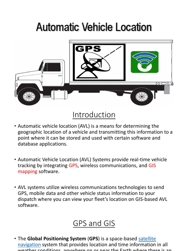 Understanding Automatic Vehicle Location | PDF
