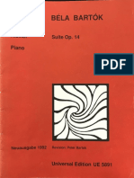 Bartók - Suite op. 14 (Universal Edition)
