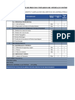 Detalle de Precios Unitario