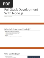 Full Stack Development With Nodejs