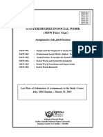 1st Year English MSW 2018-19 PDF