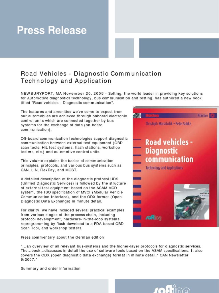 Automotive Diagnostic Communication Guide | PDF | Computer Networking ...