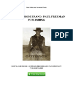 Outback From Brand Paul Freeman Publishing