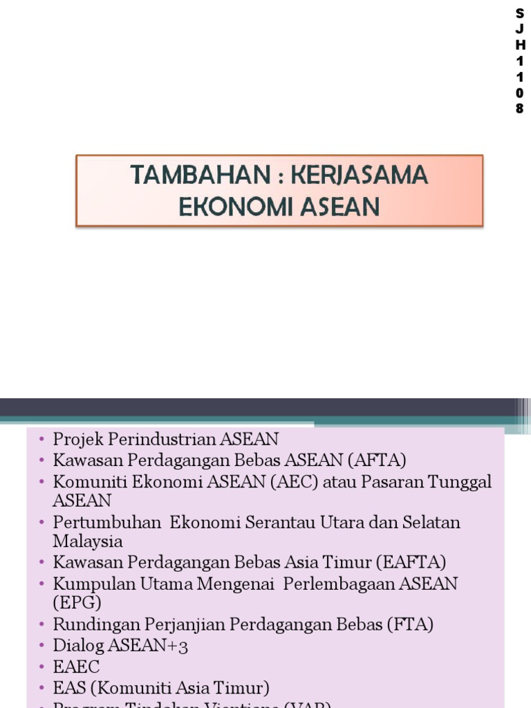 Nota Tambahan Asean Pdf