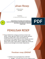 Penulisan Resep