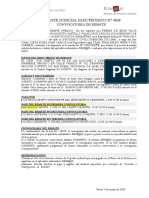 Convocatoria de Remate Electrónico 4828