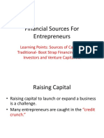 Chapter9-Financial Sources For Entrepreneurs