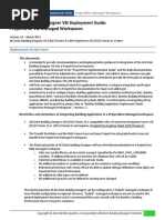 AECOsim Building Designer Deployment Guide For ProjectWise Managed Workspaces - v1.0 PDF