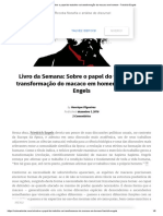 [PDF] Sobre o papel do trabalho na transformação do macaco em homem - Friedrich Engels