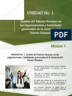 UNIDAD 1 - Talento Humano