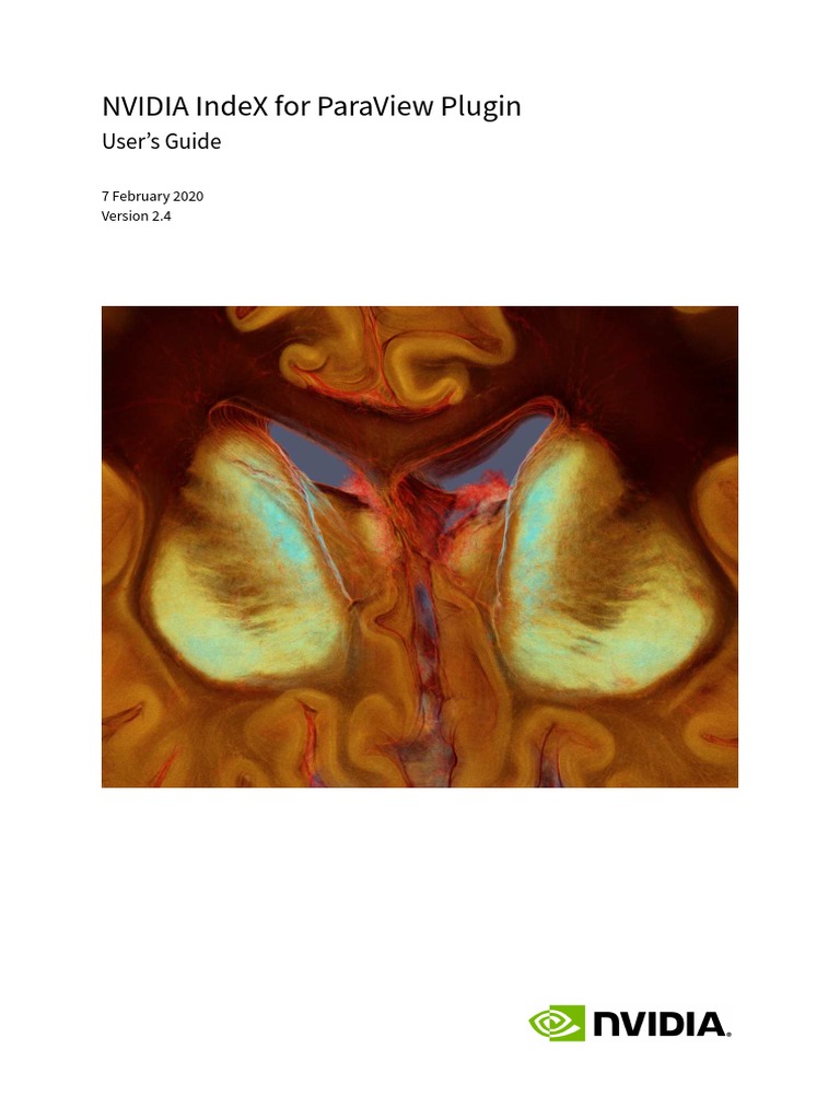 NVIDIA IndeX ParaView Plugin User Guide 5.8 | PDF | Graphics Processing ...