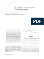 Ficher Rosa. Ploematizações Sobre o Exercício de Ver