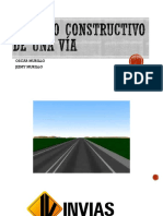 Proceso Constructivo de Una Vía