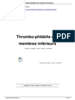 Thrombophlbite Des Membres Inf