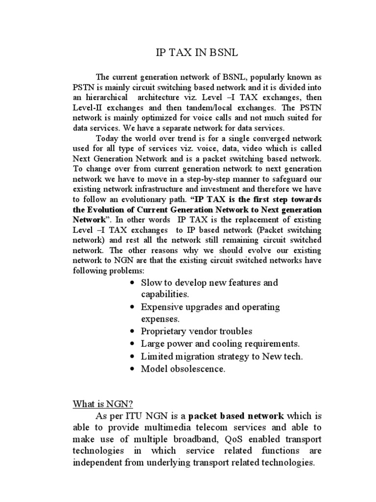 IP TAX Paper | PDF | Networks | Computer Network
