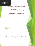 Troubleshooting guide - External Clock reference Alarm