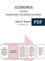 Primeras Clases Economia Eco103 2017 2