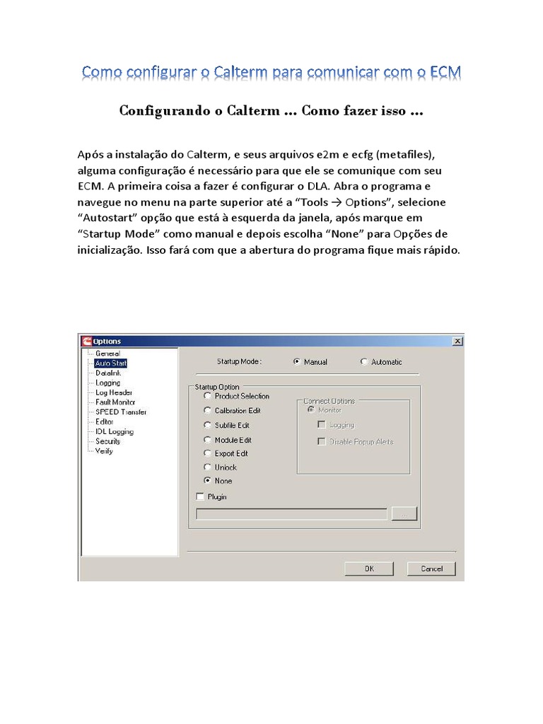 Configuração do Calterm para ECM | PDF | Computadores