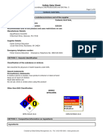 Safety Data Sheet for Carbonic Acid Solution