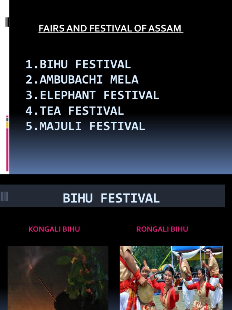 Festivals of Assam Overview | PDF