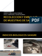 Recoleccion y Embalaje de Muestras de Sangre