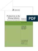 Mining Productivity