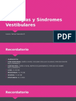 Patologías y Síndromes Vestibulares