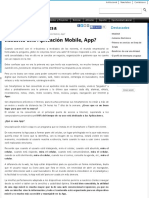 ¿Por Qué Mi Empresa Necesita Una Aplicación Mobile, App?