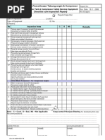 Compressor Inspection Checklist