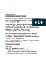 Sap All Modules PDF