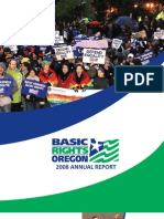 2008 Basic Rights Oregon Annual Report